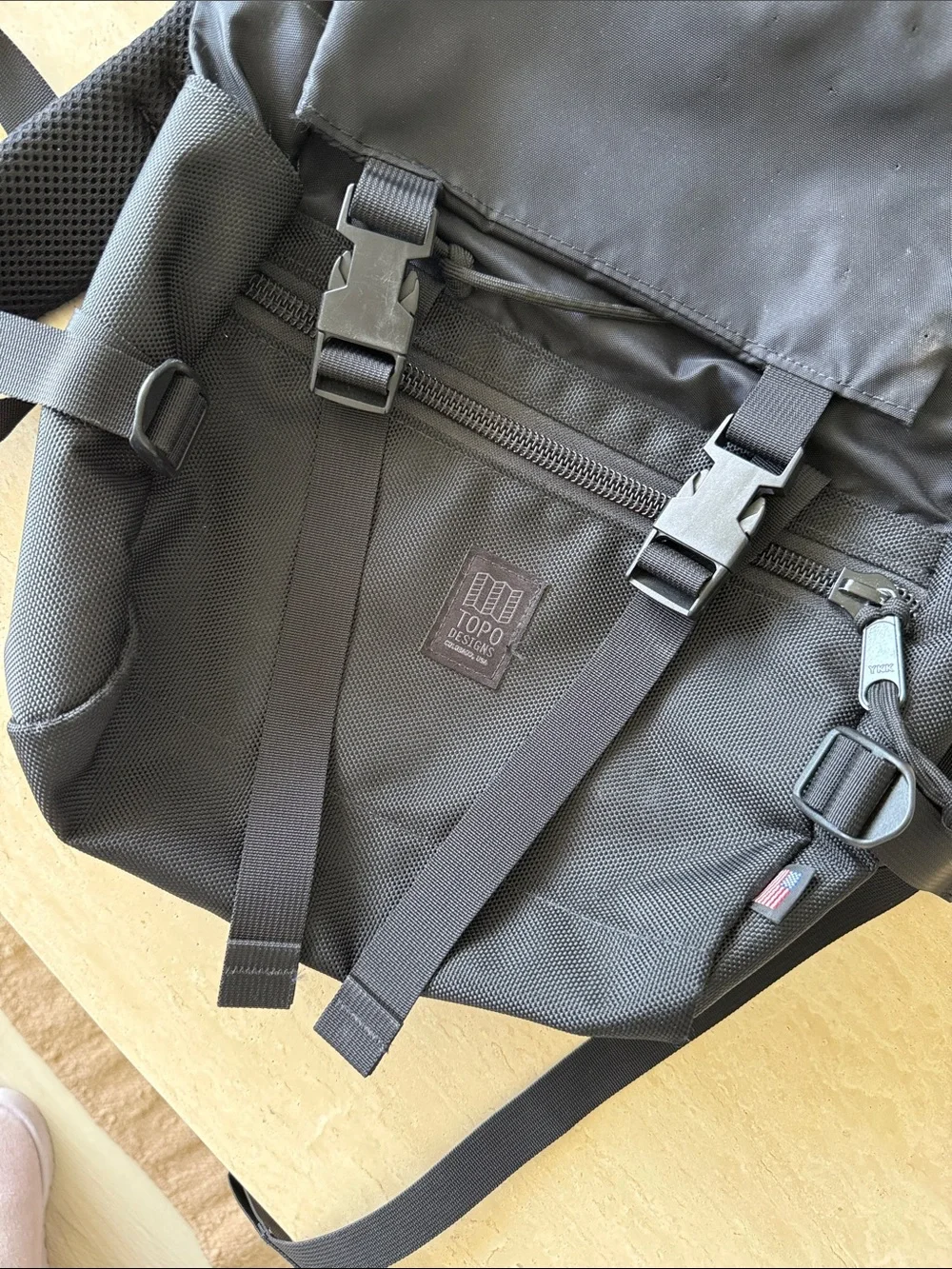 Topo Designs Black Tactical-Style Men's Backpack